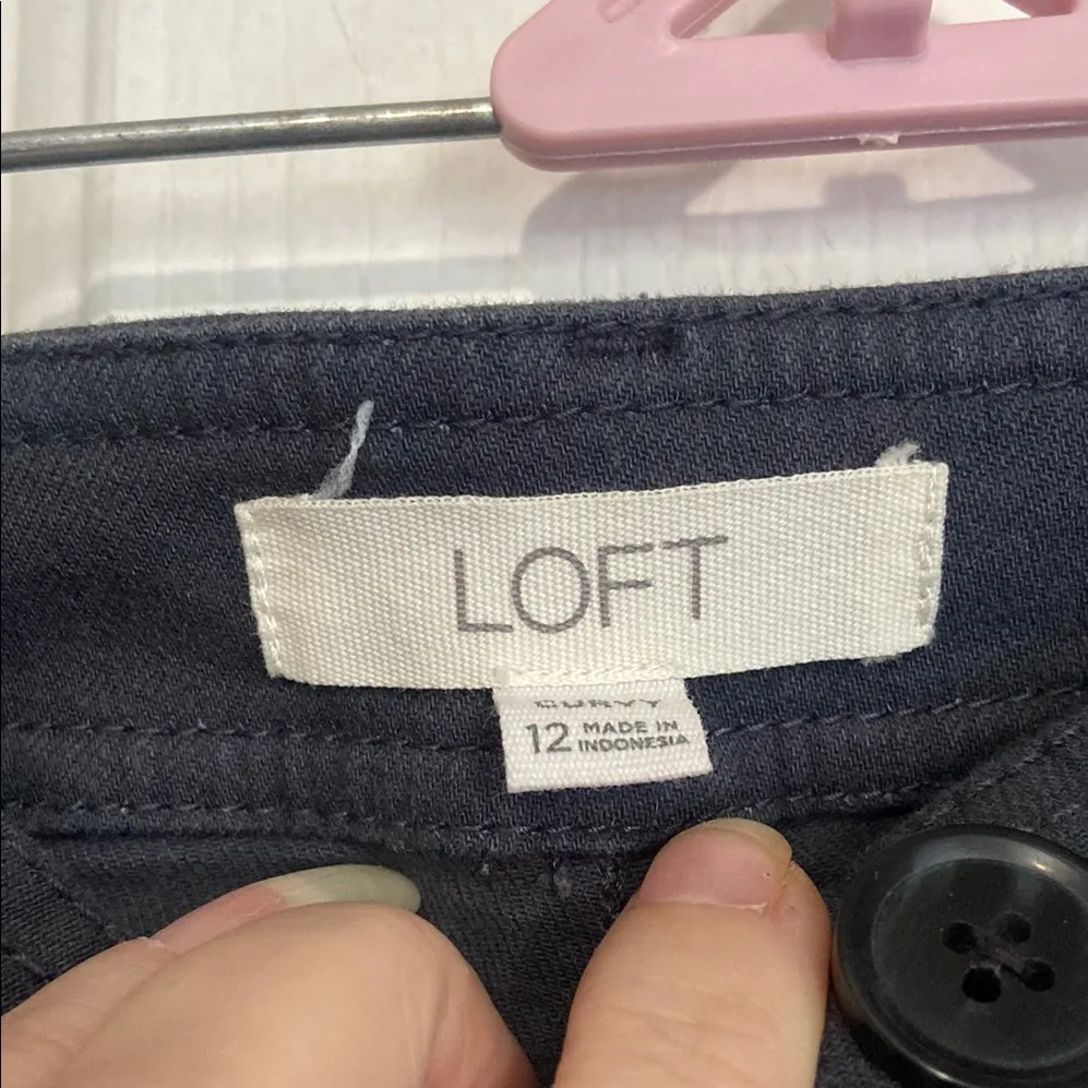 LOFT Gray Dress Jeans Sleek Tailored Design - Image 2