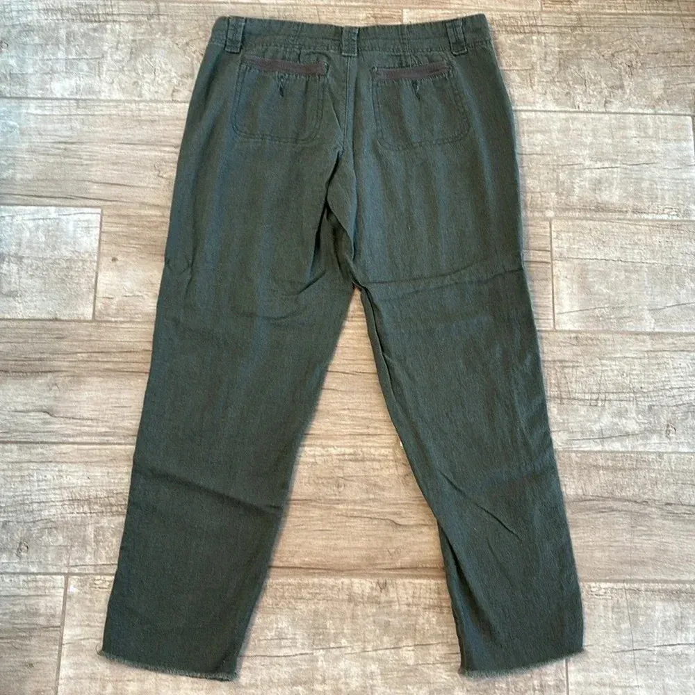Dollhouse  army green linen pants🔴 - Image 2