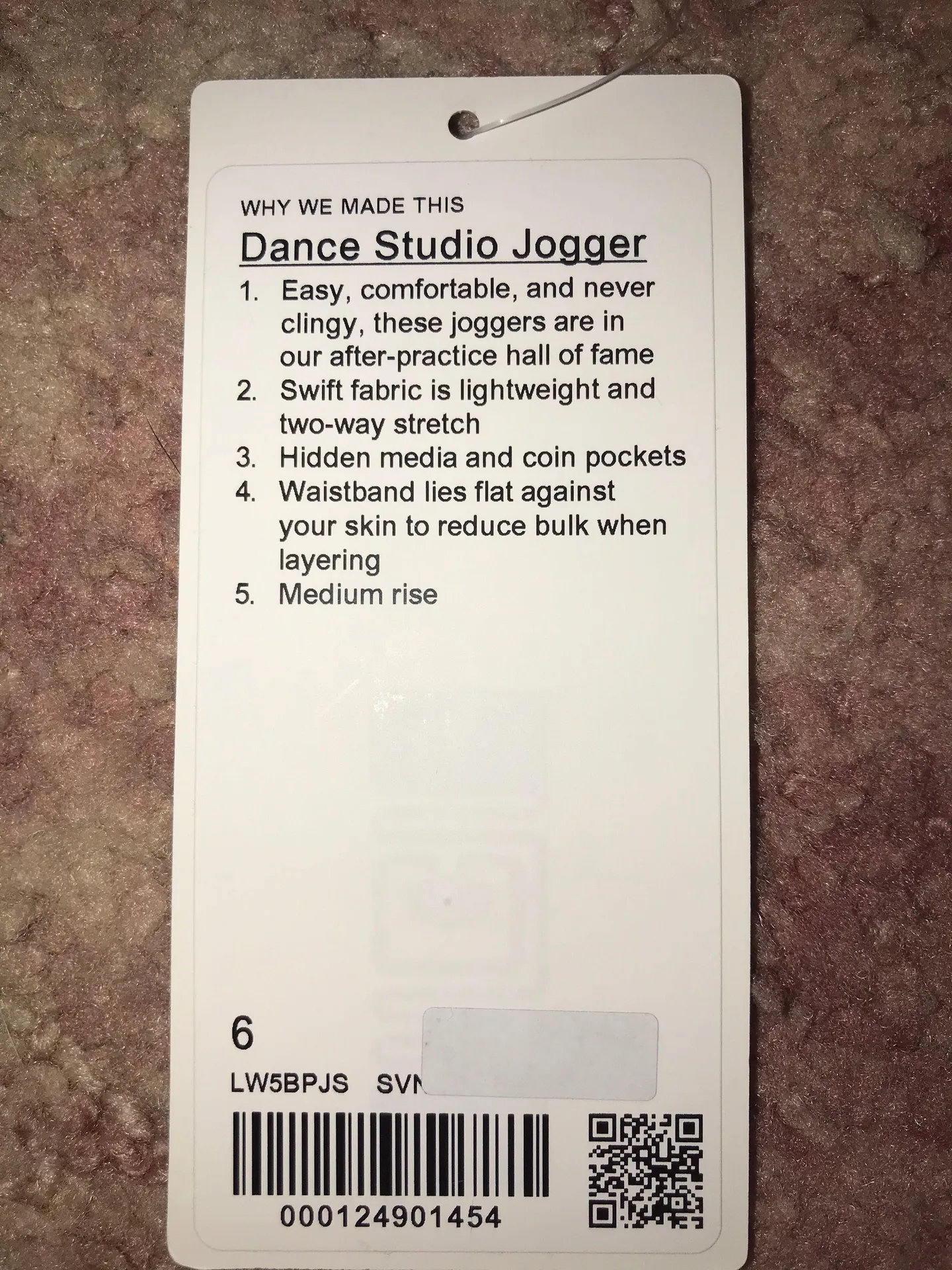Lululemon NWT Dance Studio Jogger - Image 5