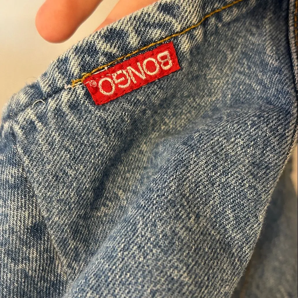 Vintage Bongo Women's Denim corset vest - Image 4