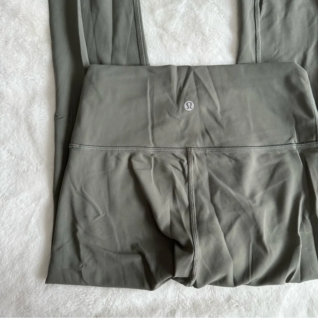 Lululemon Wunder Train High-Rise Tight 25" Grey Sage Size 6 - Image 2