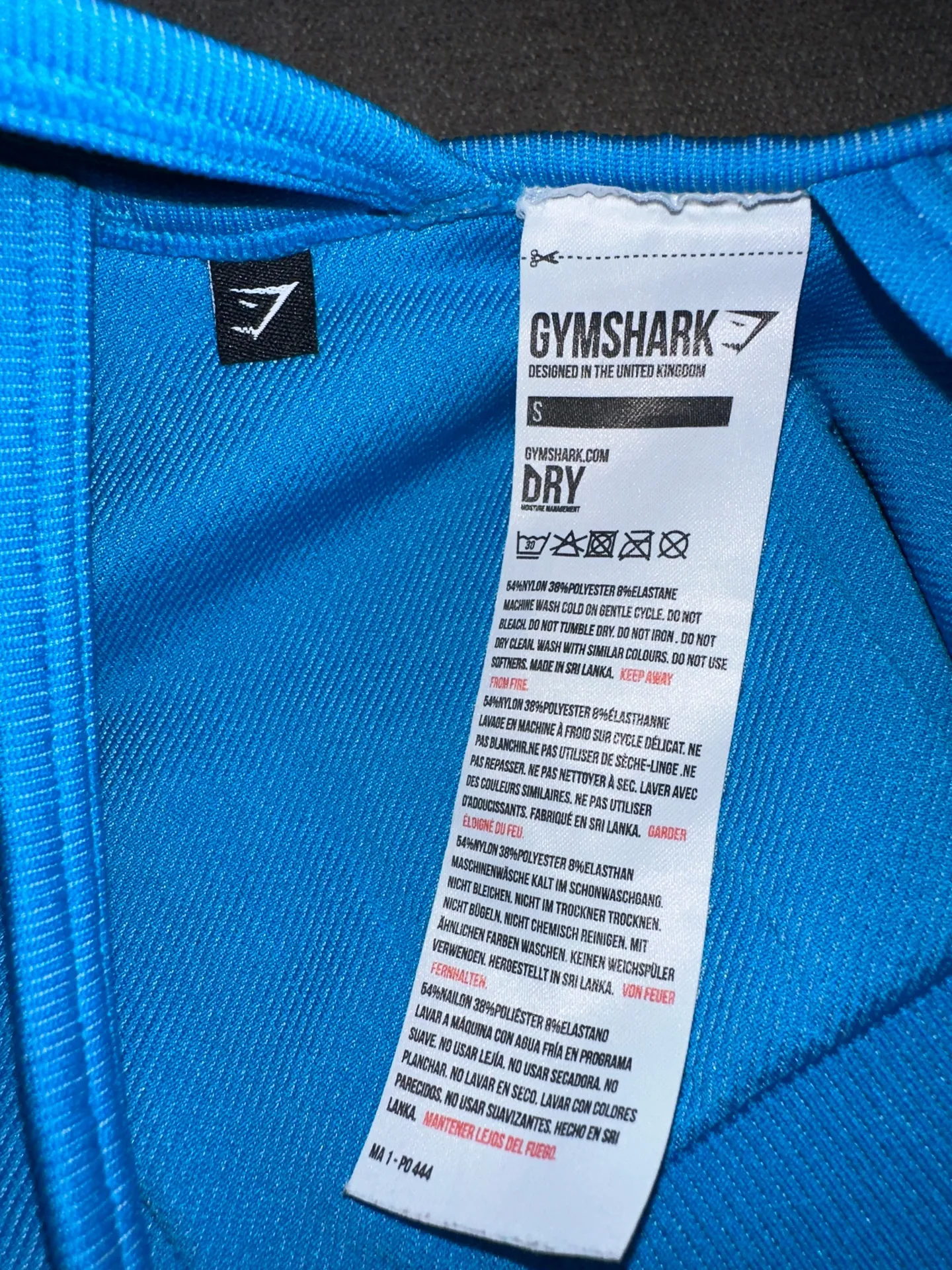 Blue gymshark ultra seamless workout set - Image 3