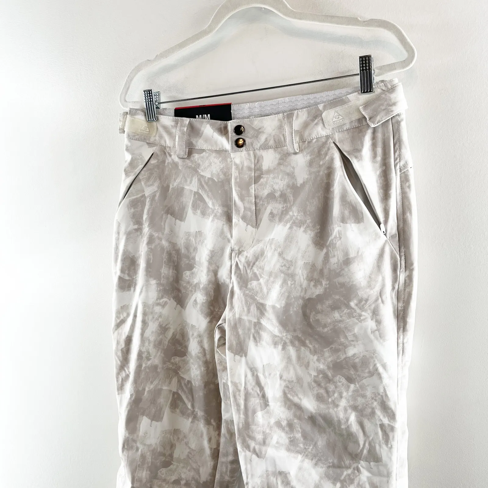 Gerry Camo Snow Ski Winter Pants White Camo Medium - Image 8