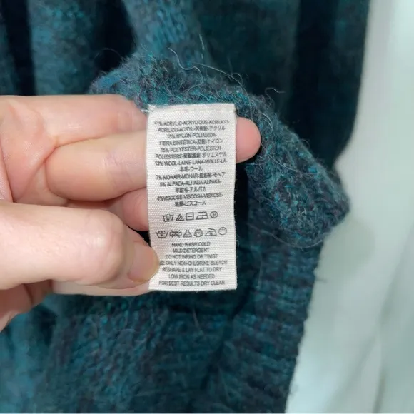 FREE‎ PEOPLE Eyes On You Cardigan Sweater Green Small - Image 2