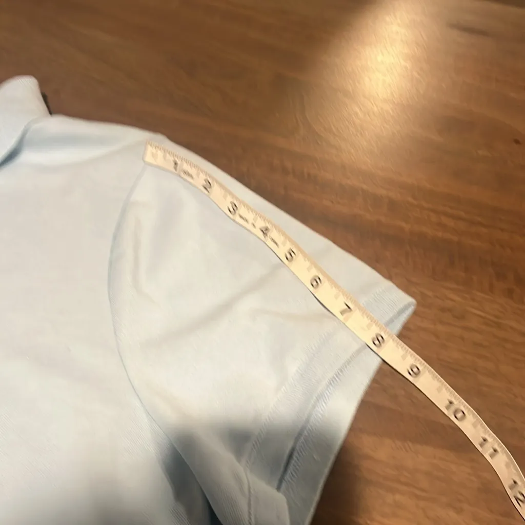 J. Crew Factory Pique Light Blue Polo Shirt Size XXL - Image 6