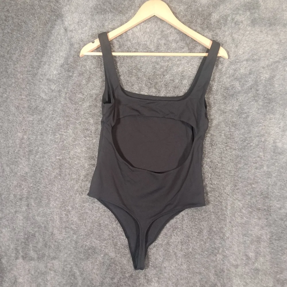 aritza bodysuit or swimsuit thong style black size large - Image 3