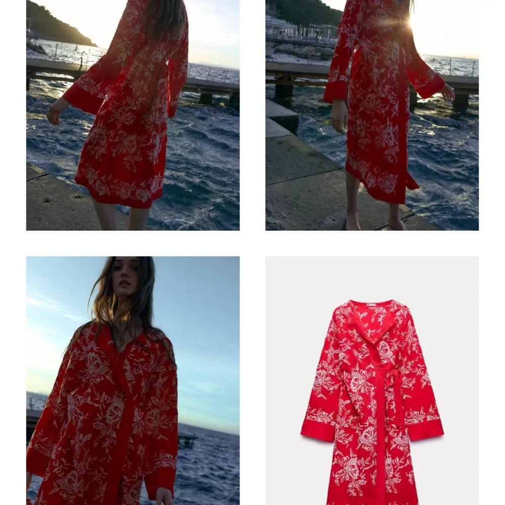 🆕 2025 ZARA EMBROIDERED PRINT KIMONO - Image 6
