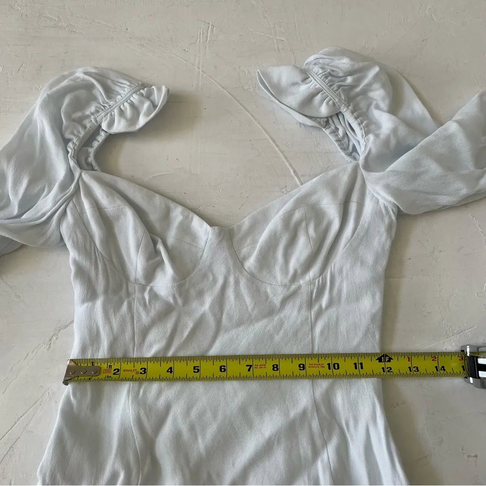 ARITZIA Wilfred Novella Dress Baby Blue Size 4 - Image 8