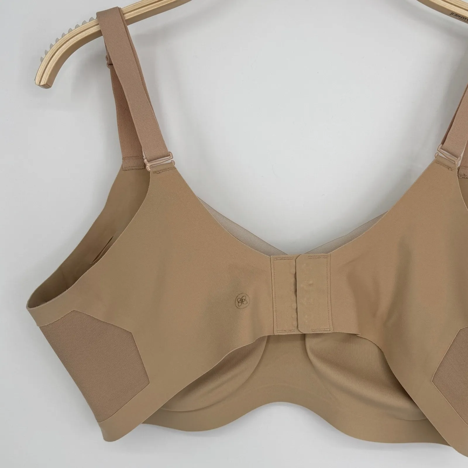 Honeylove Crossover Bra 1X Tan Sculpting Wireless Adjustable Comfort Support - Image 5