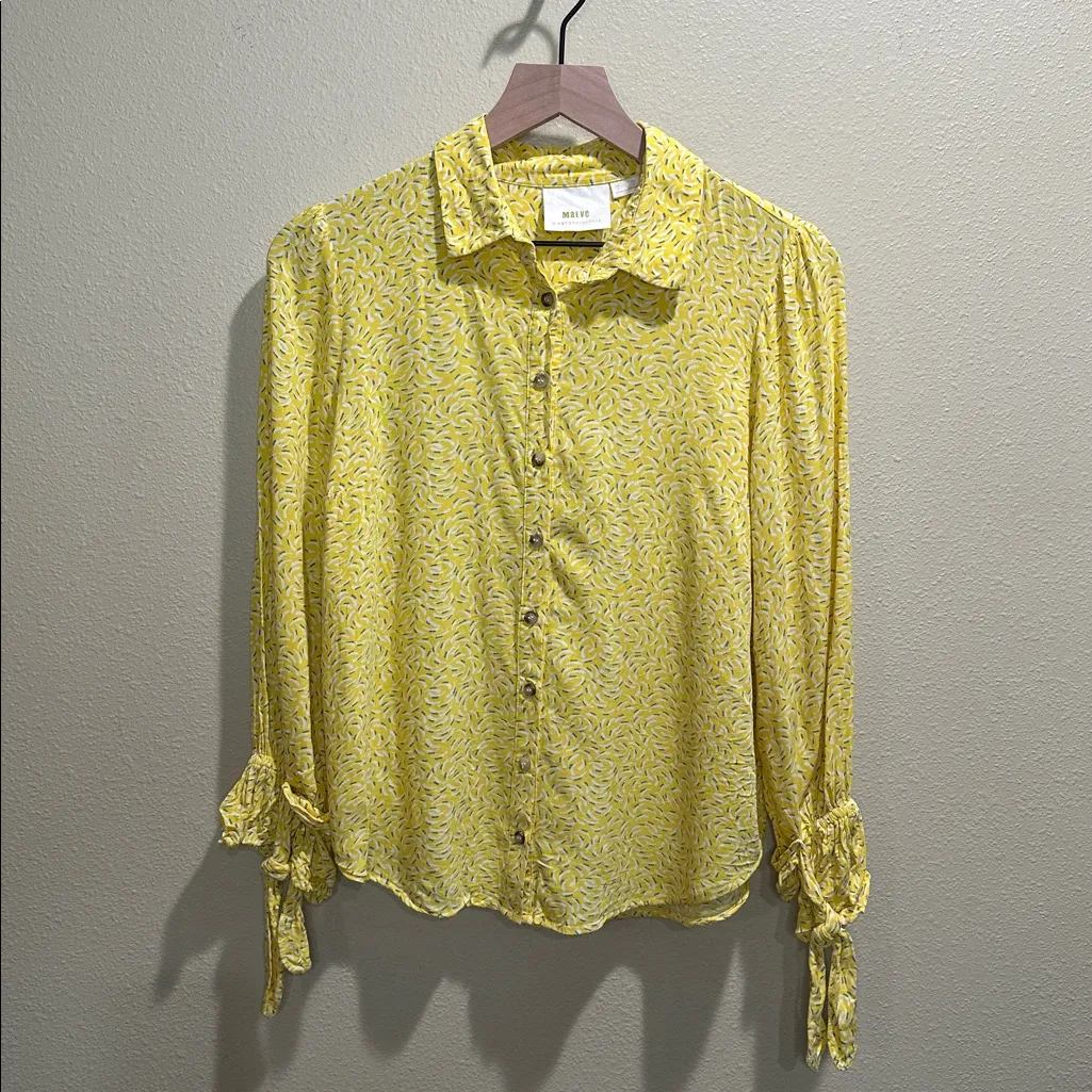Maeve by Anthropologie Size 8 Blithe button-down blouse - Image 4