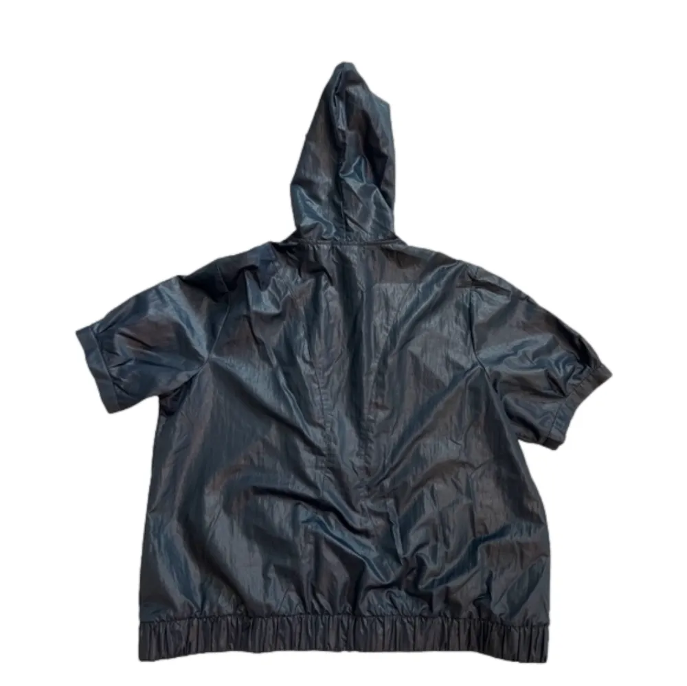 Zenergy by Chicos water resistant short sleeved hooded jacket sz 3 - Image 2