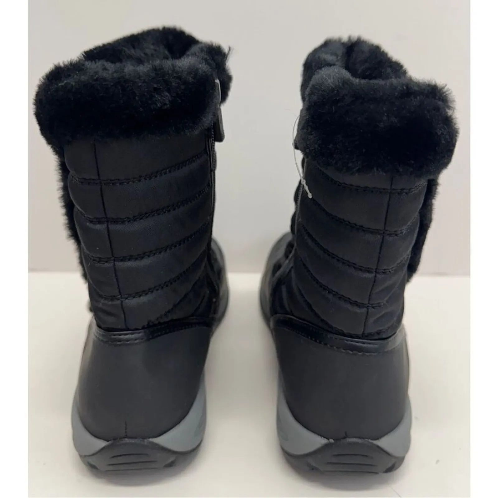 Easy Spirit Winter Boots Size 9.5 Black Removable Footbed Water Repellent NEW - Image 6