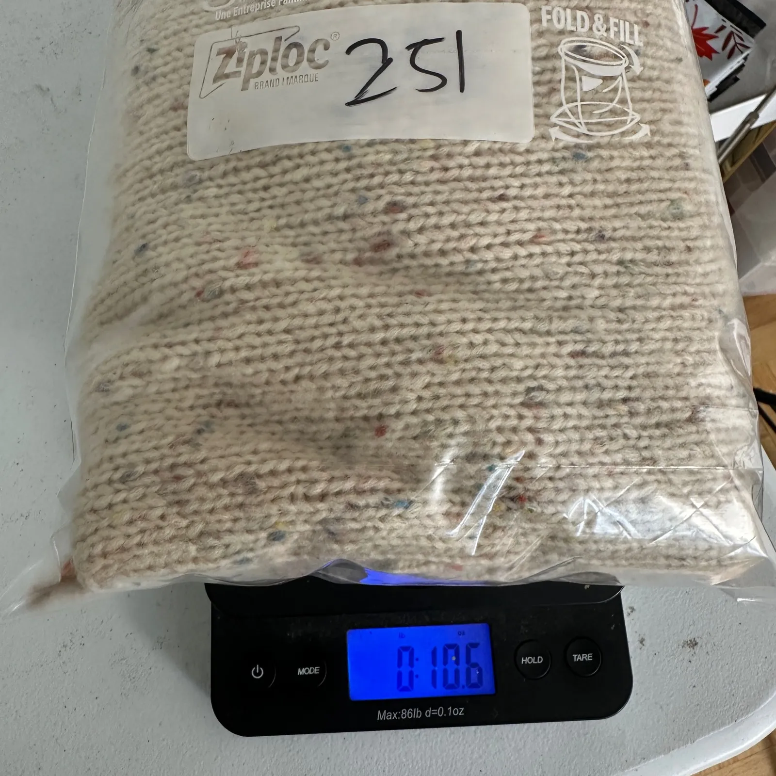 Rails‎ Delia Cream Confetti Knit Sweater Crew Neck Wool Blend Womens Medium - Image 8