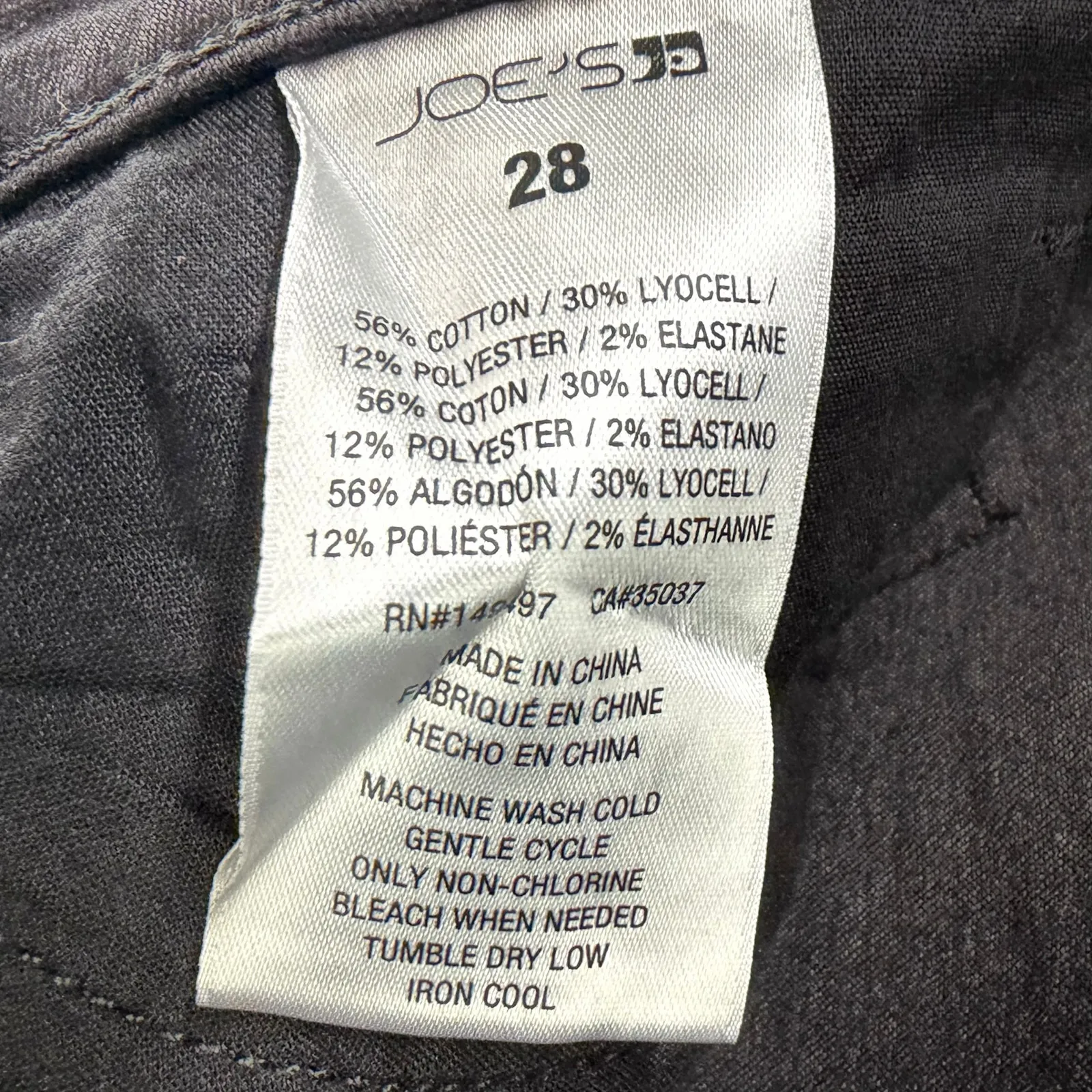 Joes Jeans The Callie Womens 28 Black Coated High Rise Cropped Boot Raw Hem Chic - Image 14