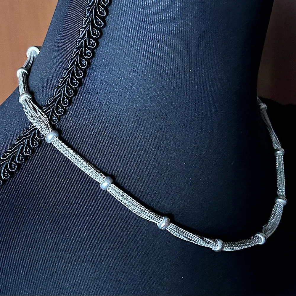 Anne Klein Multi Chain Necklace. - Image 4