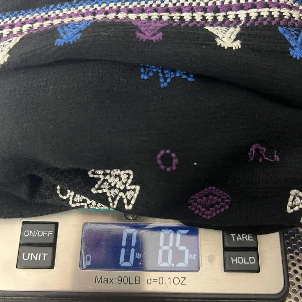 Vintage Entro Womens Tank Dress S Y2K Embroidered Retro Boho Gauzy Cottagecore - Image 9