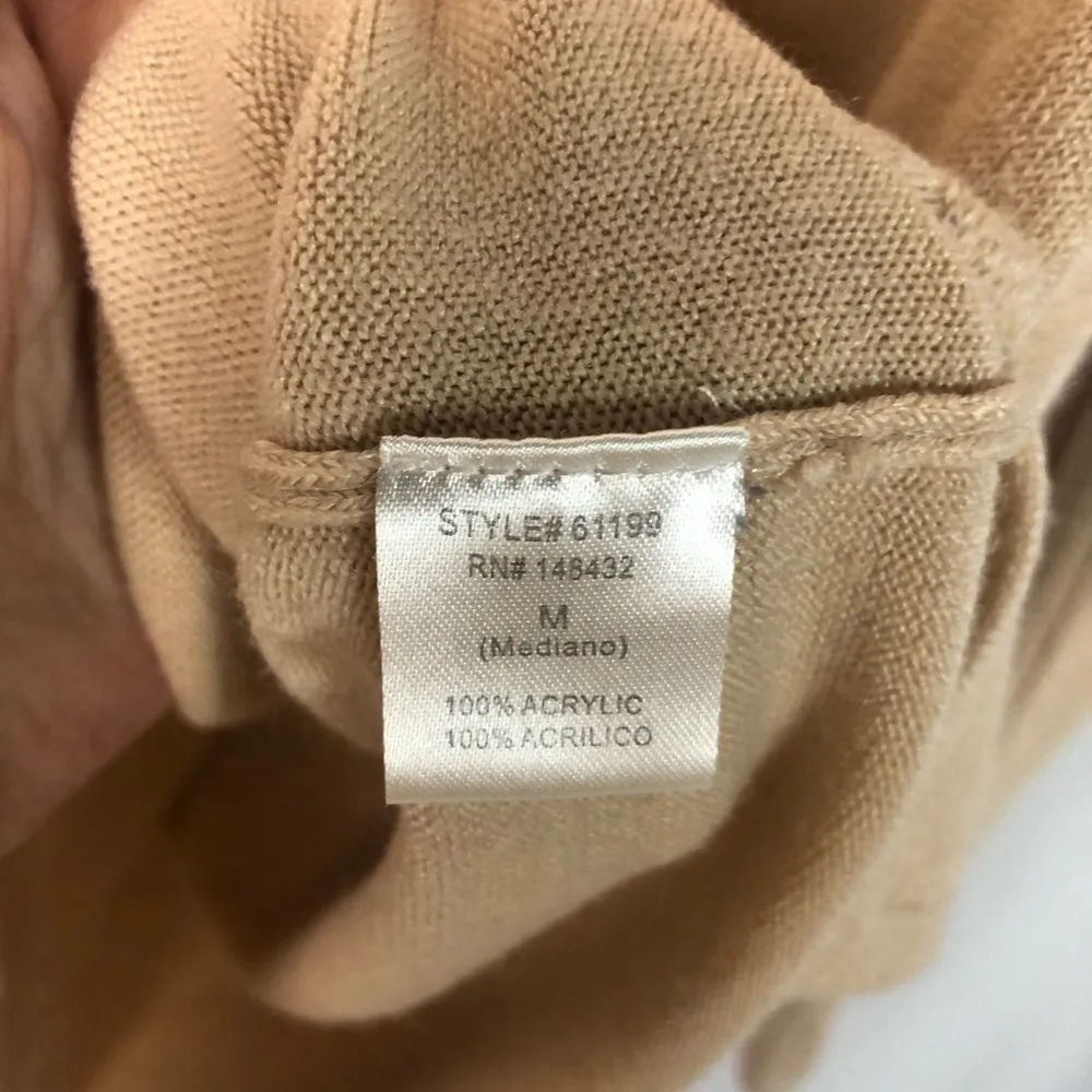 Boutique Be Cool Pullover V-Neck Loose Fit Sweater M - Image 8