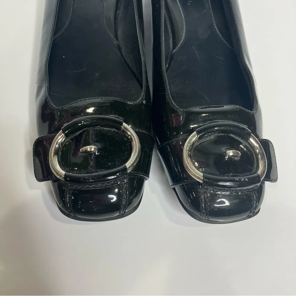 Cole Haan black flats patent leather size 7.5‎ - Image 4
