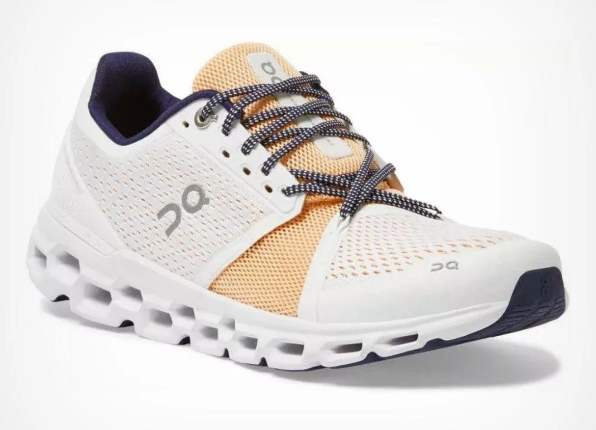 CloudStratus White Almond Running Shoes Sz 8.5 - Image 1