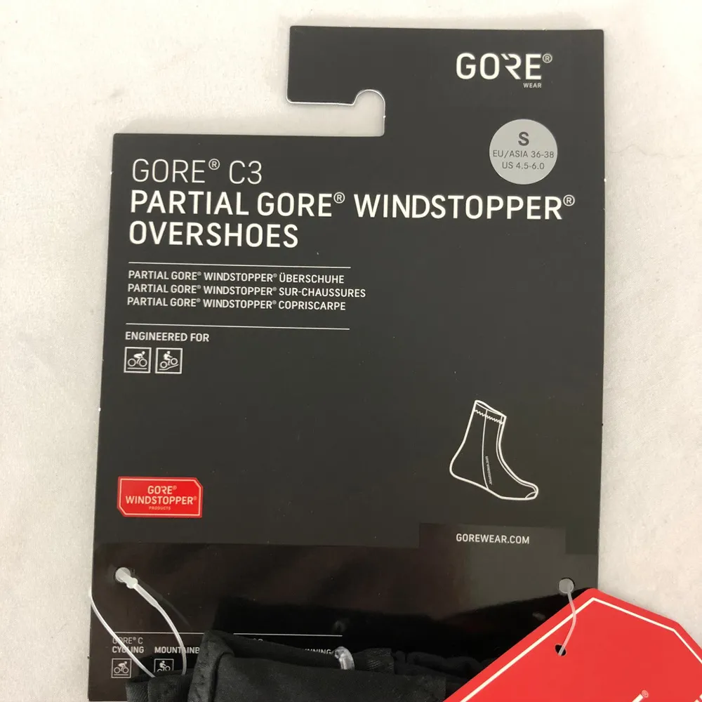 Gore Bike Wear Partial Windstopper Overshoes Black - Image 2