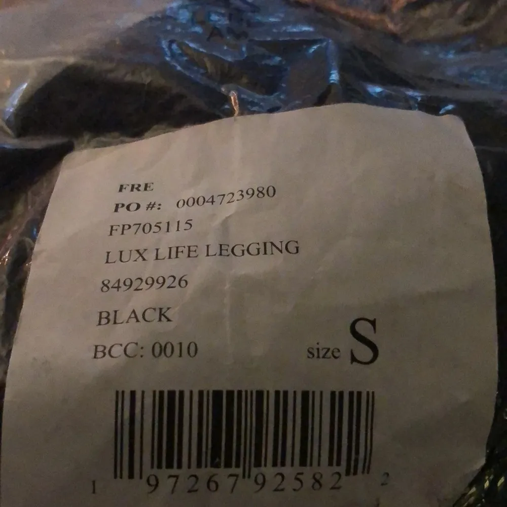 NWT Intimately FP  Lux Life Leggings Black Ribbed Leggings sz Small - Image 7