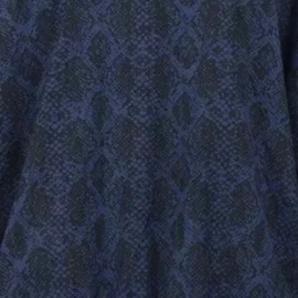 ATHLETA Brooklyn Track Bomber Printed Jacket Size XXS Navy & Black Stretchy - Image 7