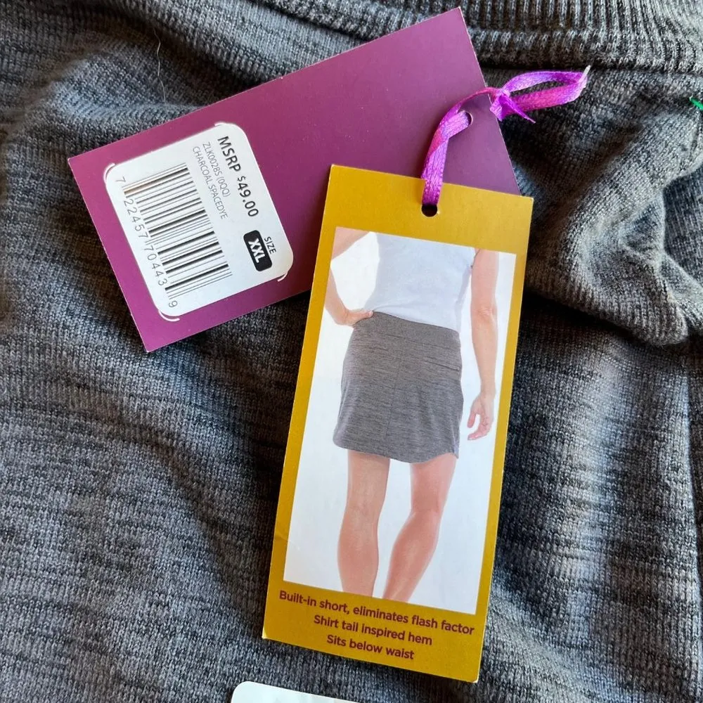 Z By Zobha XXL Athletic Skirt BNWT BRAND NEW $49 - Image 3
