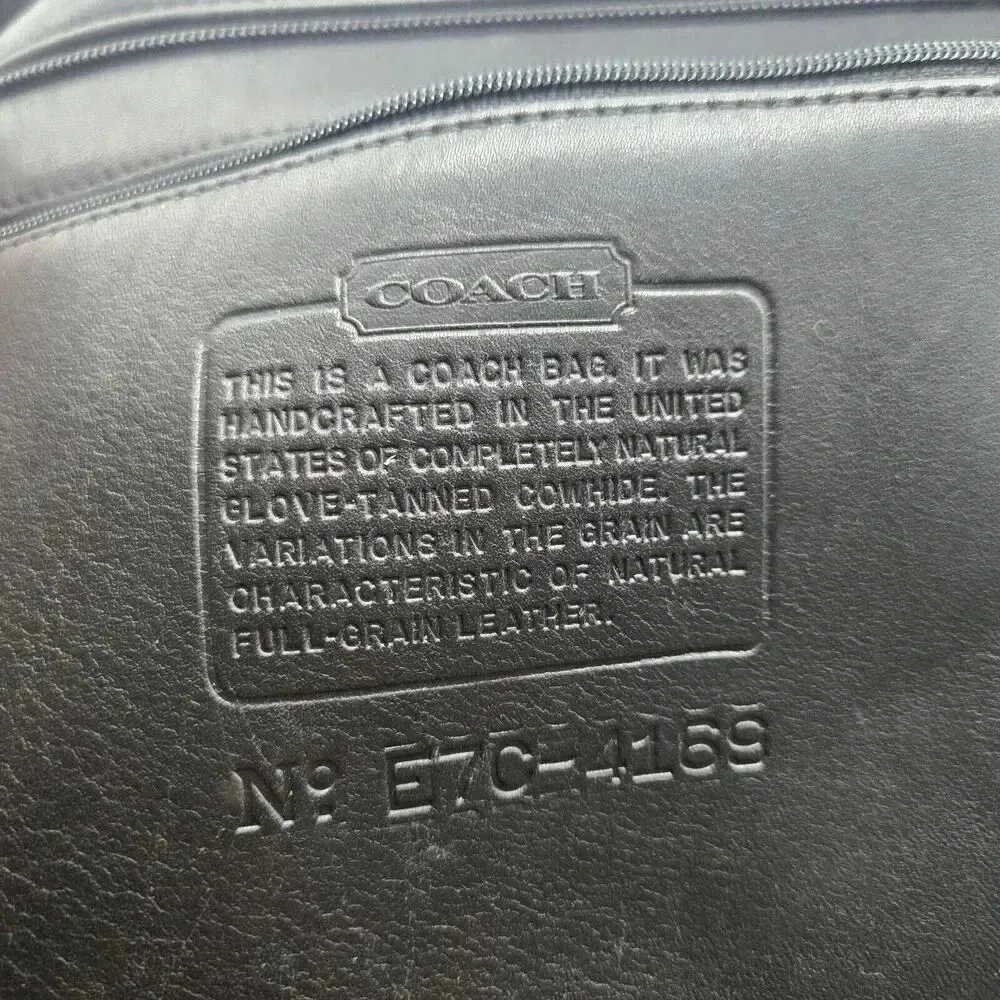 Coach Vintage - Soho Erickson Bucket Bag 4169, Black‎ - United States 1990s - Image 9