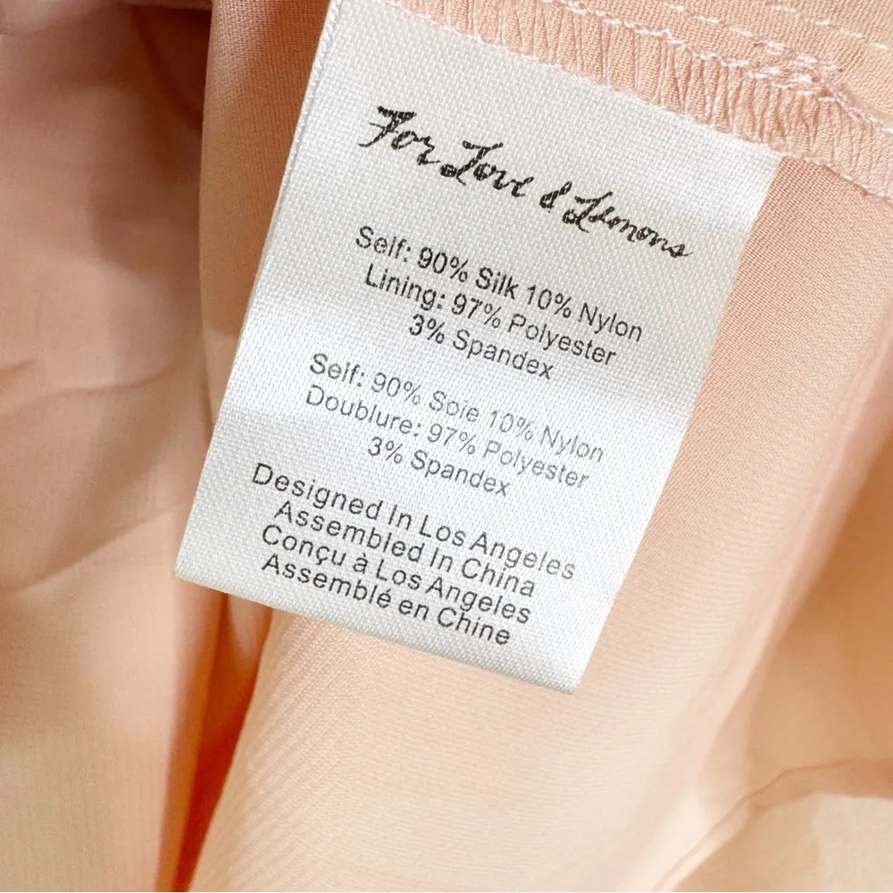 For Love And Lemons Silk Gilded Star Mini Dress Size M - Image 12