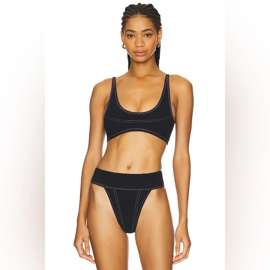 Farrah Crop Bikini Top Size Small - Image 2