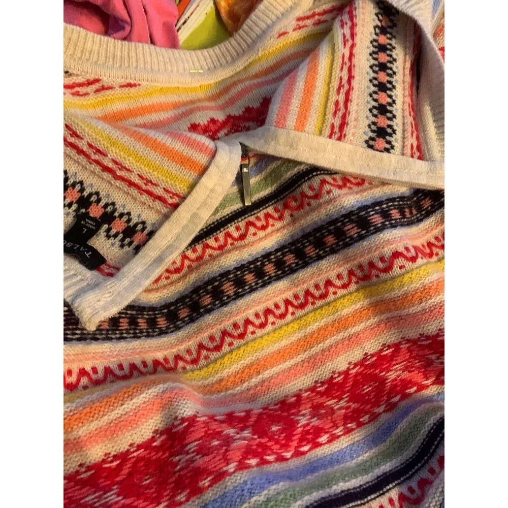 Talbots lambs wool knit sweater woman’s size large - Image 6