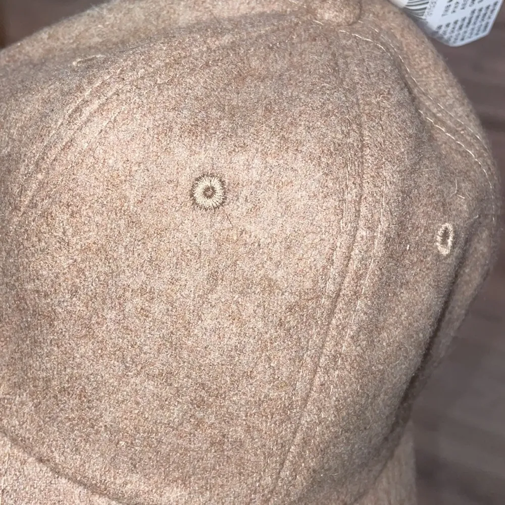 2/$20 New Cotton on classic dad hat coco bean felt wool - Image 8