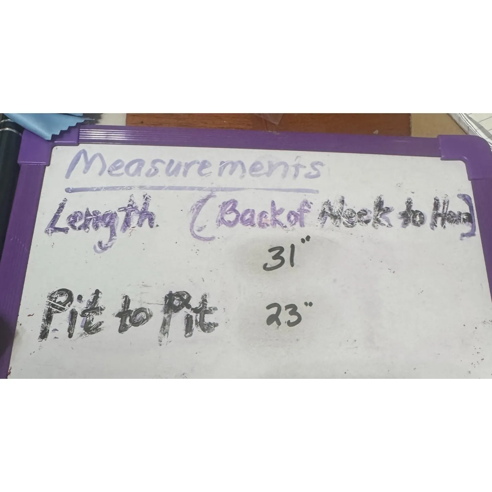 Matilda Jane Shirt Button Up sz L Purple Gingham Preppy Spring Pastel Cotton top - Image 7