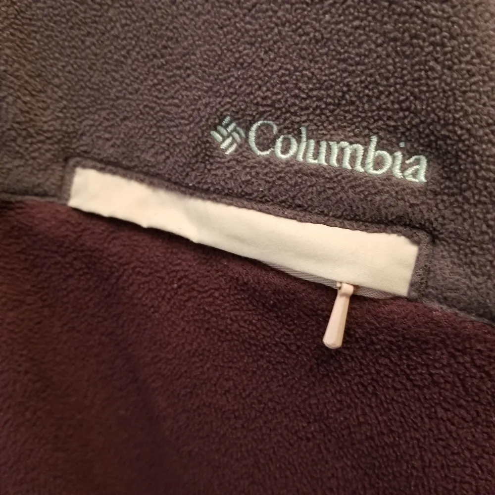 {S} Columbia Benton Springs Half Snap Fleece Pullover Jacket Dusty Mauve Purple - Image 4