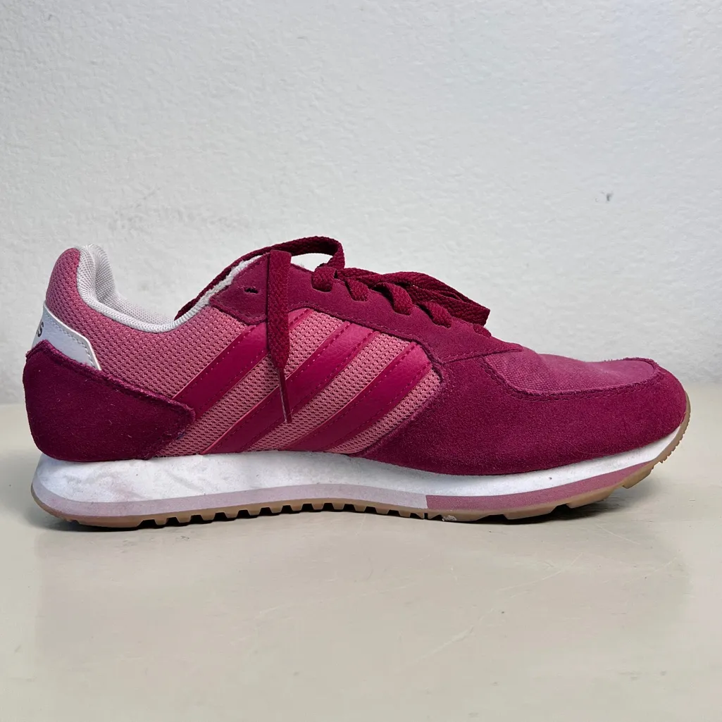 Adidas Women’s Pink Low Top Lace-Up‎ Sneakers Size US 8.5 B43788 - Image 5