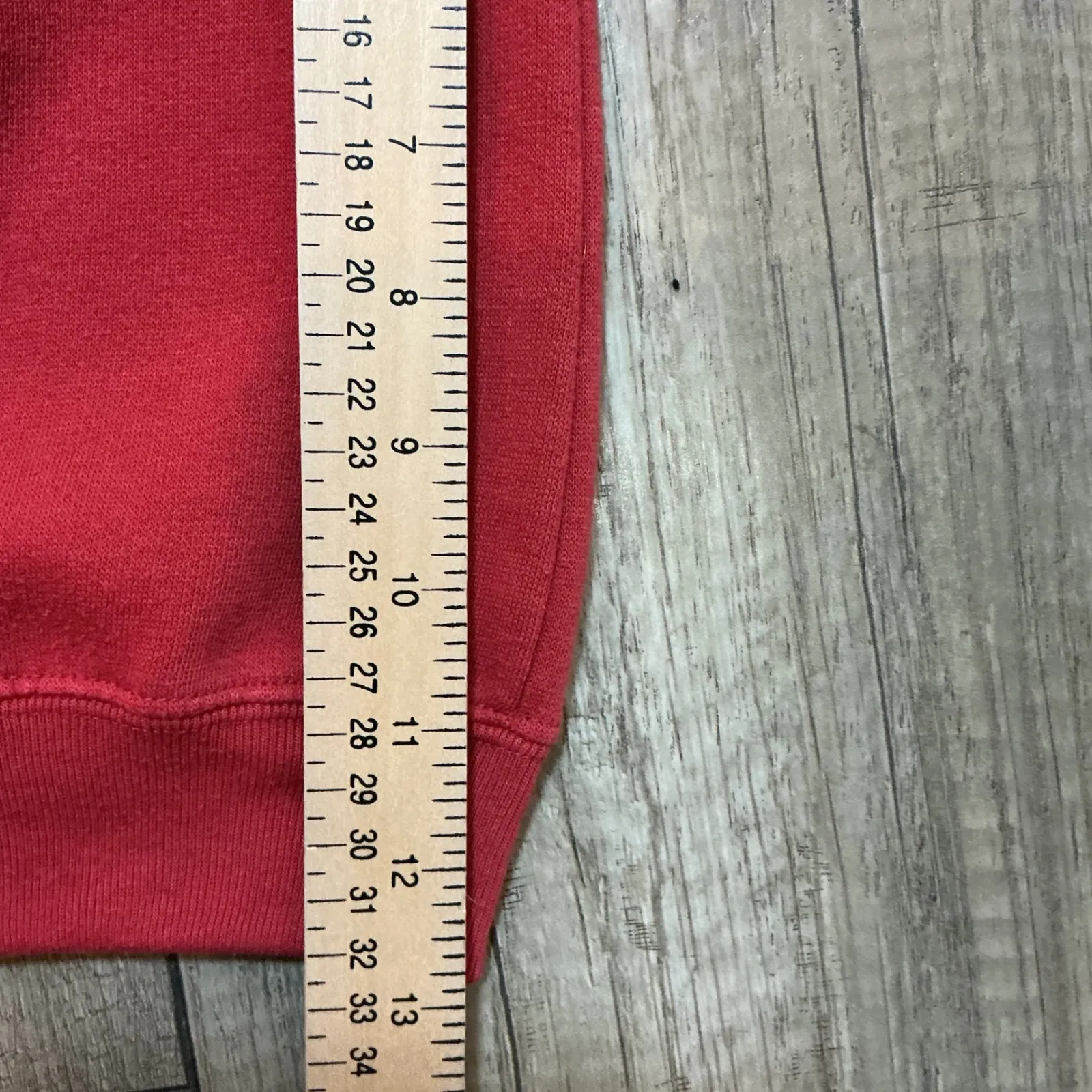 Vintage Classic Elements Cat Embroidered Crewneck Sweatshirt Red Large Holiday - Image 7