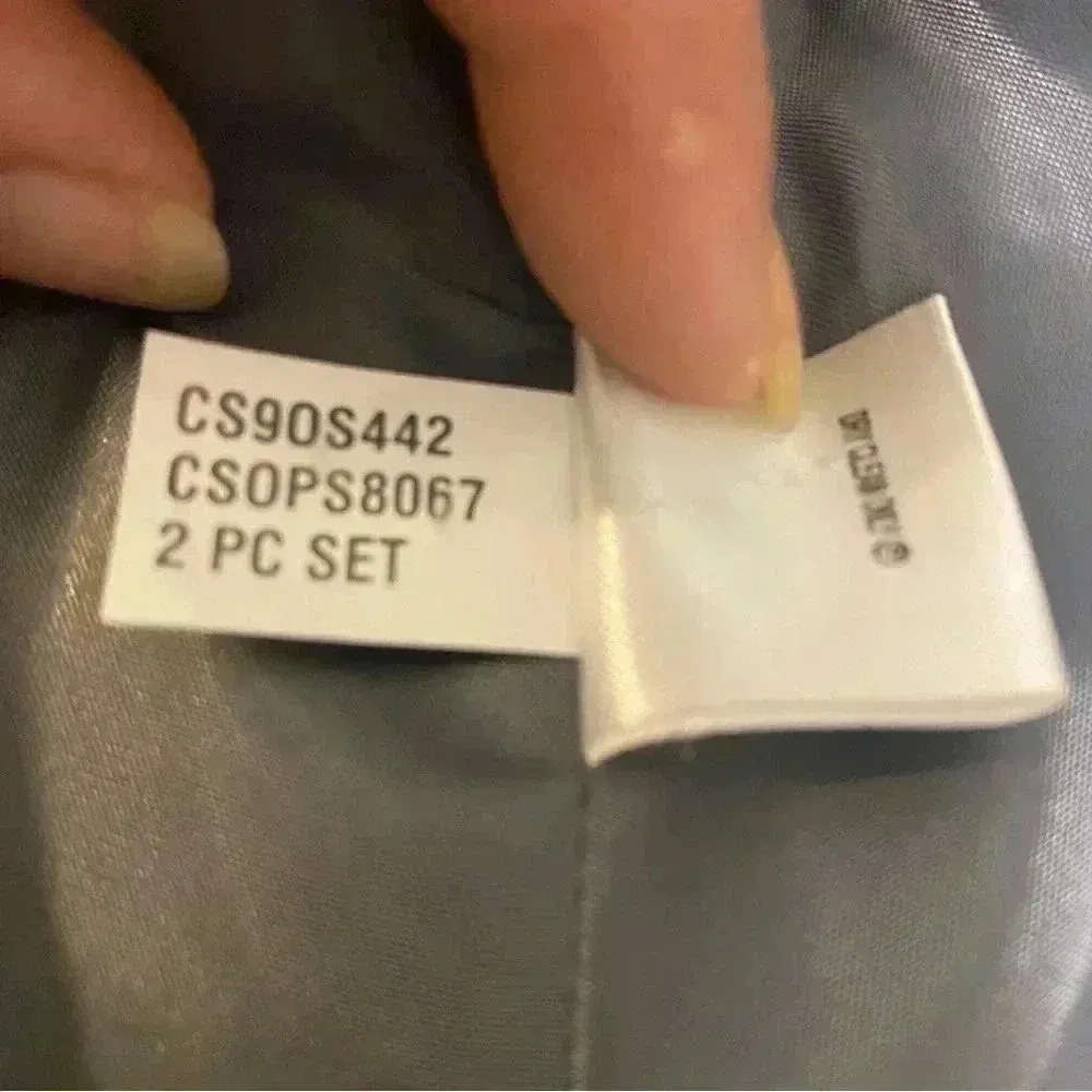 Calvin Klein Navy Blue Short‎ Singe Button Blazer Jacket size 2 - Image 11