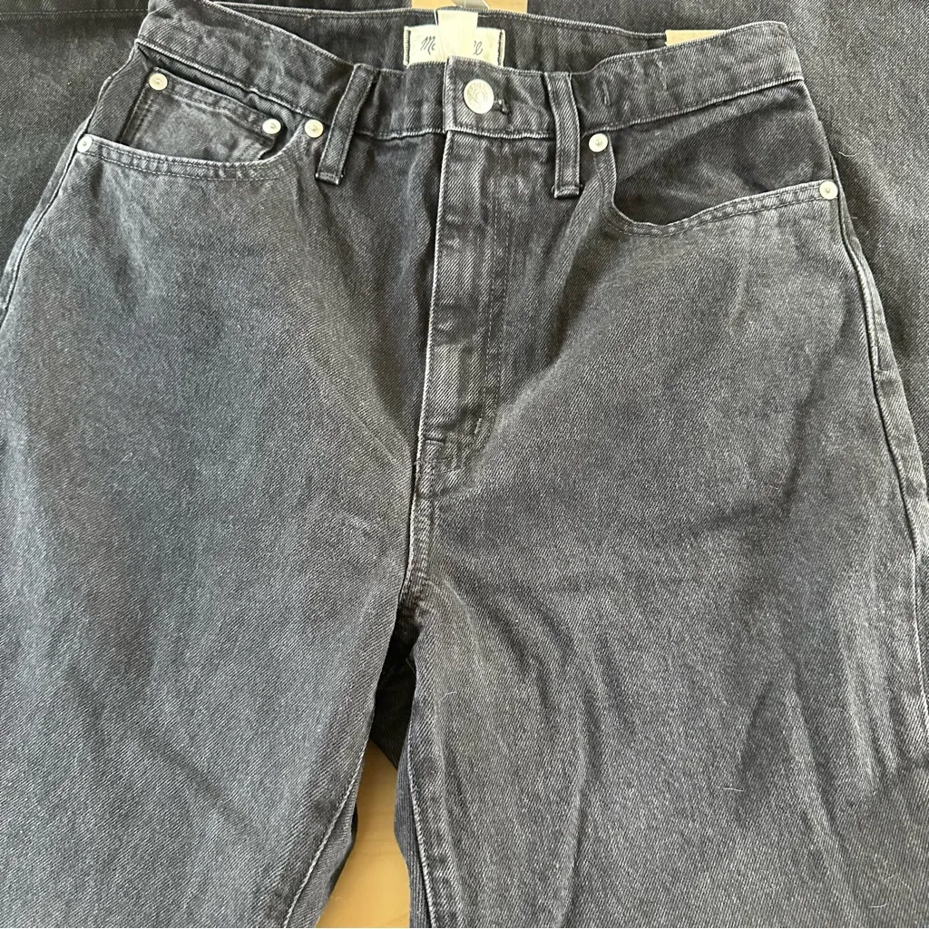 Madewell Baggy Flare Jeans in Lunar Wash - Image 6