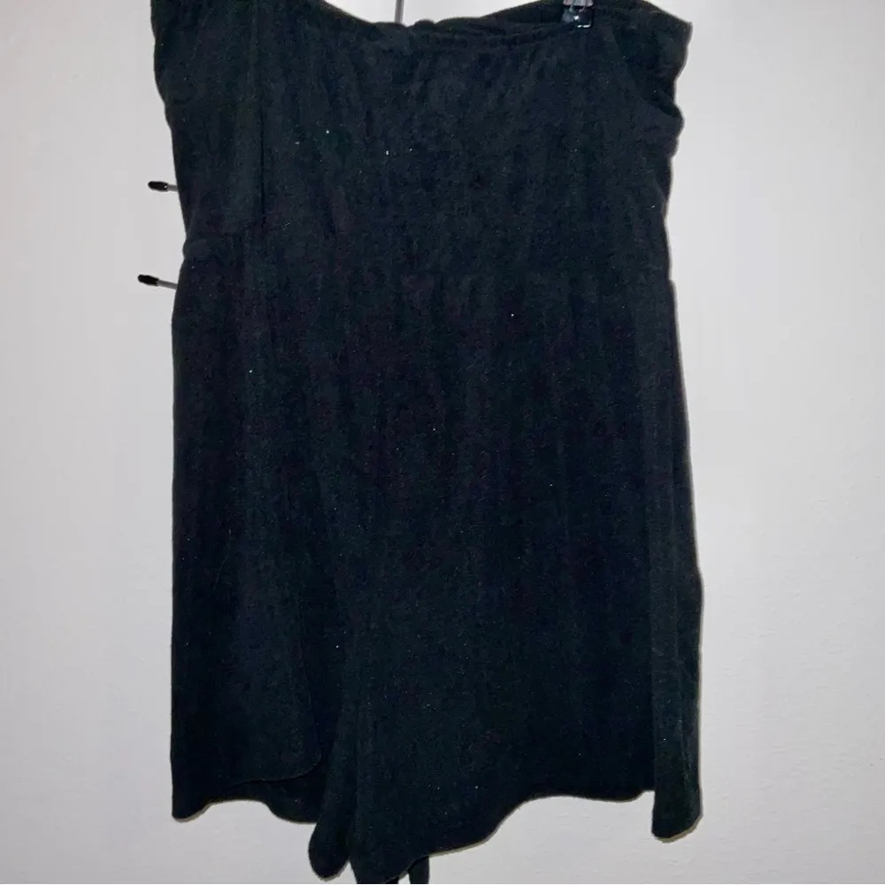 Wild Fable Black Sleeveless HalterTie Towel Terry Fabric Romper size large - Image 8