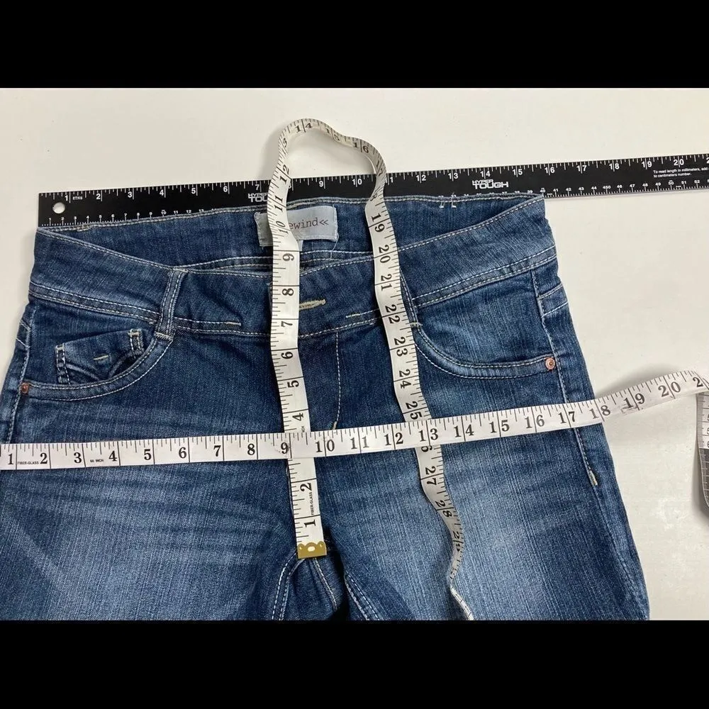 ‎REWIND, Women’s Jean Shorts, Blue, Size 9, distressed - Image 9