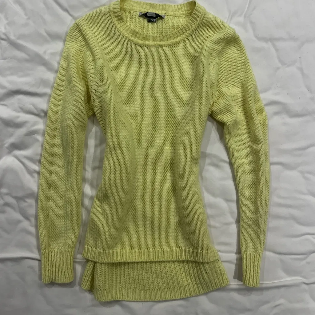 Women's Yellow Sweater Size XS - Image 3