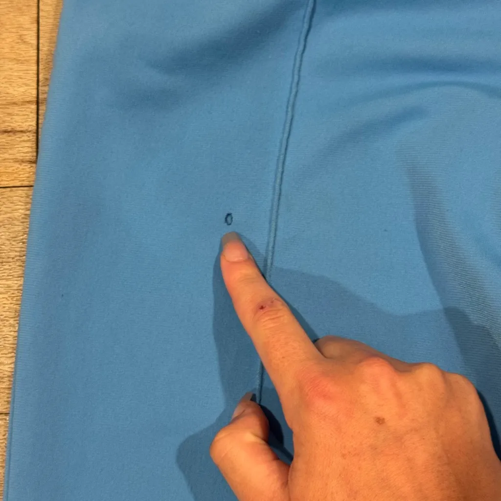 Vintage Nike Light Blue Athletic Pants Straight Leg Size Medium - Image 4