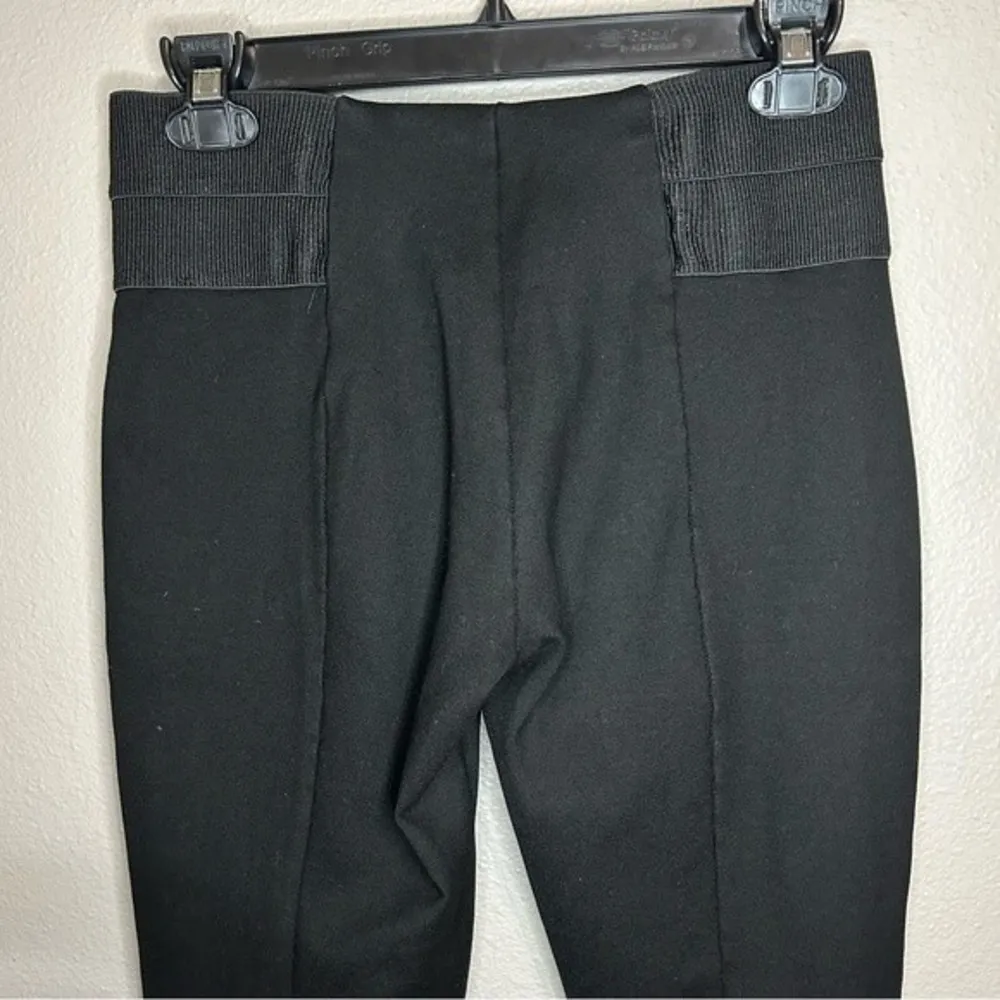 ZARA Basic Collection black pull on pleated dress pants women’s size medium - Image 5