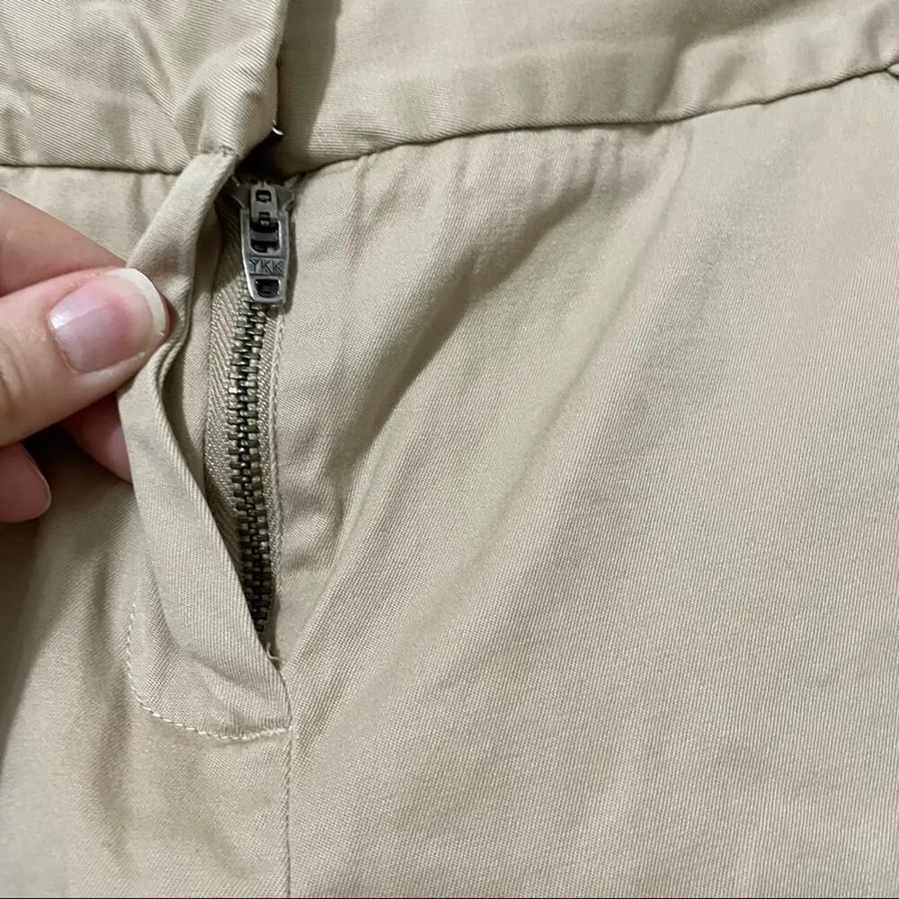 Talbots Khaki Tan Bermuda Chino Shorts Womens 4P Preppy Bermuda Modest - Image 3