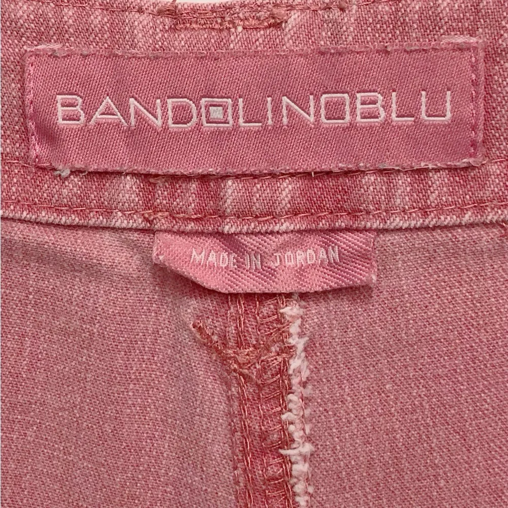 BandolinoBlu Women’s Cotton Stretch Cropped Pants Pink Capris Jeans Casual Work - Image 3