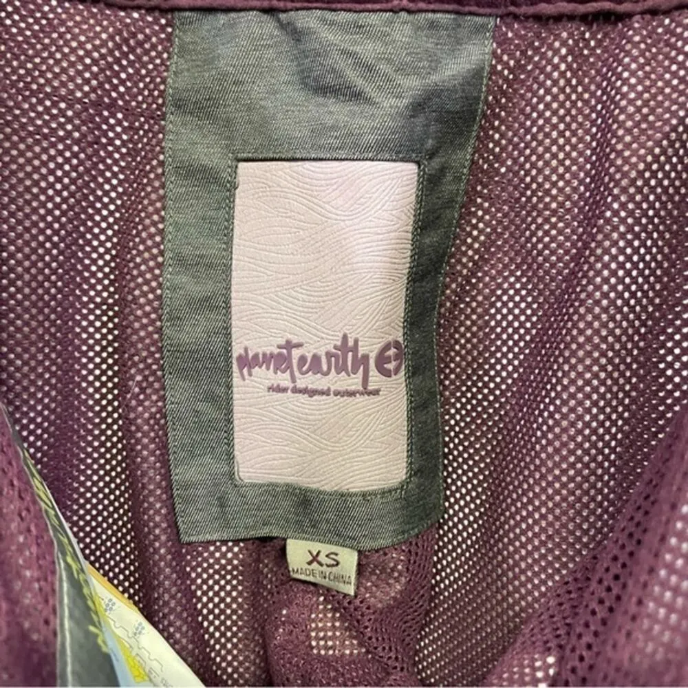 Planet Earth Snow Board Pants Ski Pants Winter Size XS Deep Purple Outdoor - Image 5