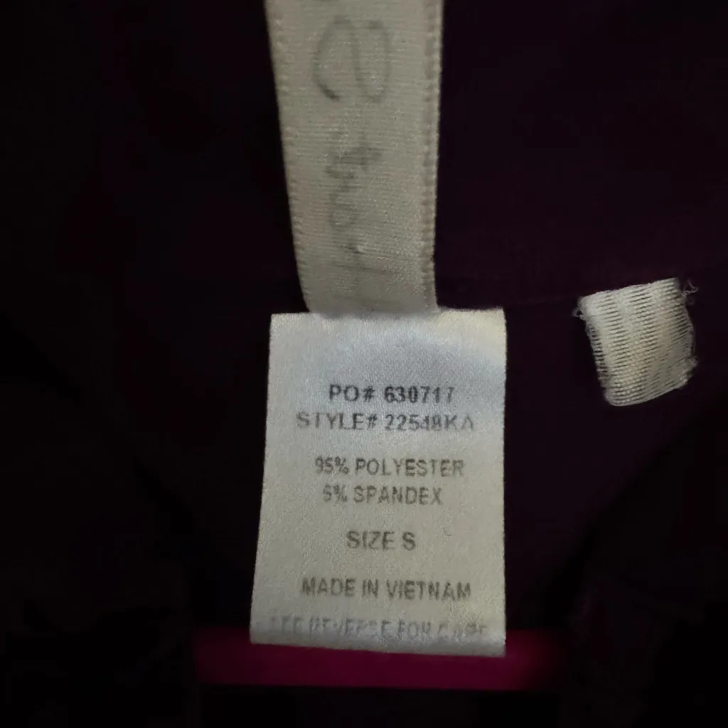 Heart Soul Purple Embellished Cap Sleeve Blouse - Image 6