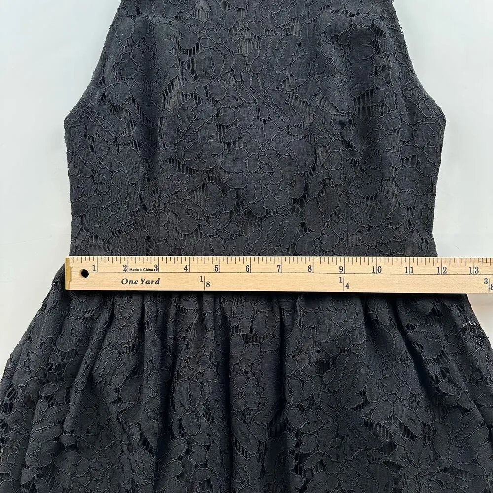 Lulus Roman Black Lace Skater Dress Size XSmall - Image 14