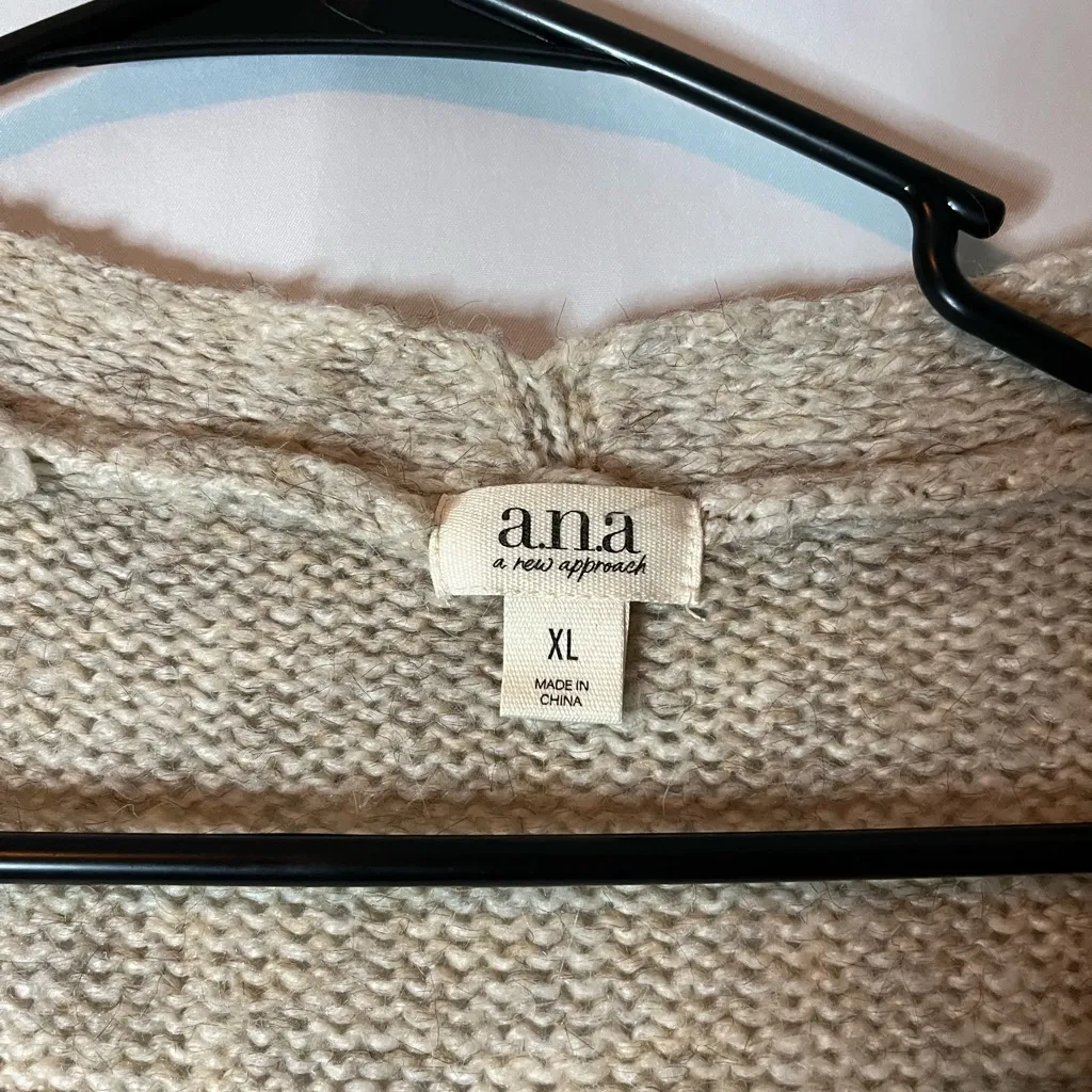 a.n.a Beige Button-Up Cardigan - Image 5