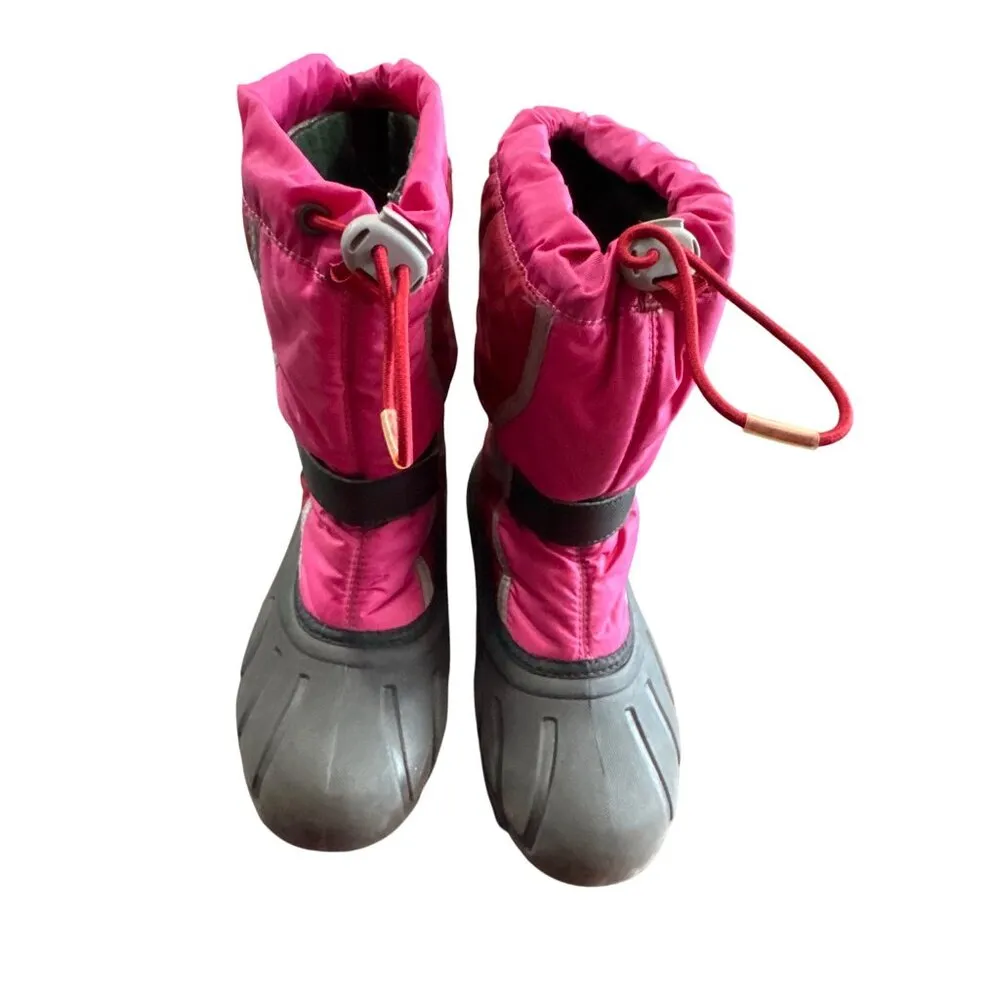 Sorel Womens Red Pink black Waterproof Winter Boots Size 5 SKU8110 - Image 8